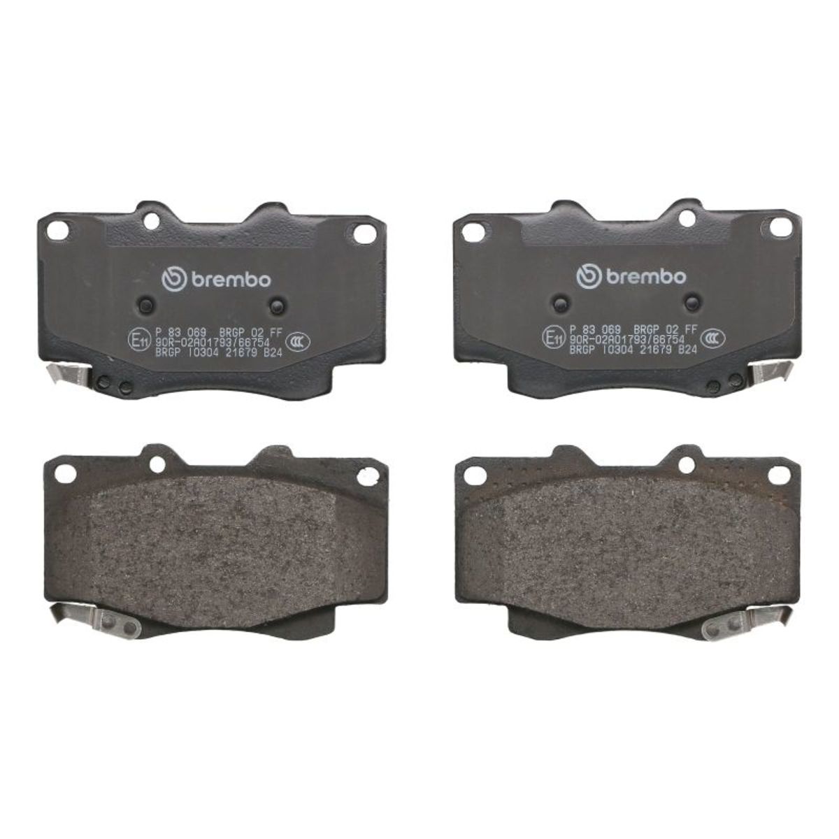 Jarrupalat, levyjarru BREMBO P 83 069