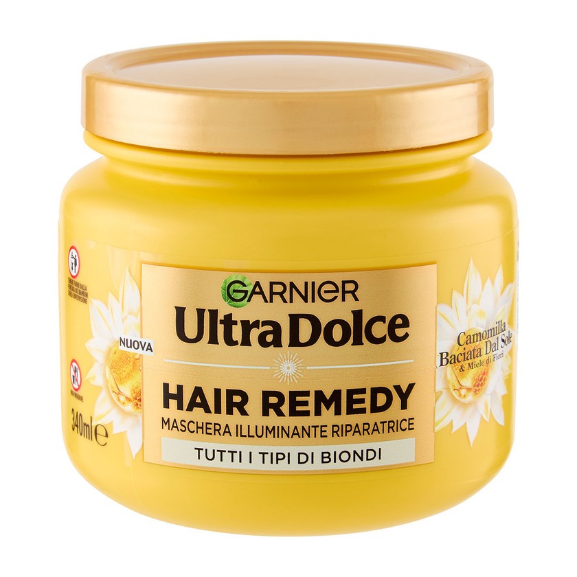 Garnier Auringon Suuteloima Kamomilla & Kukkahunaja - Kirkastava Korjaava Naamio 340 ml