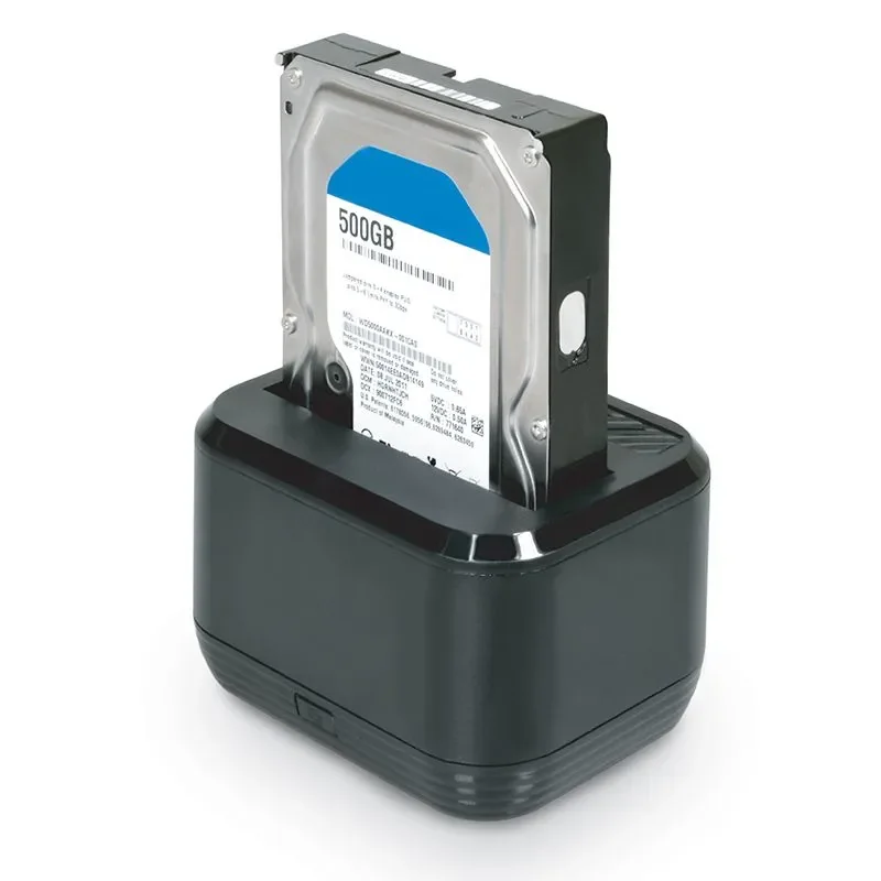 Port Designs PD-900040 1-paikkainen HDD/SSD-telakka, 2,5" / 3,5", USB, musta
