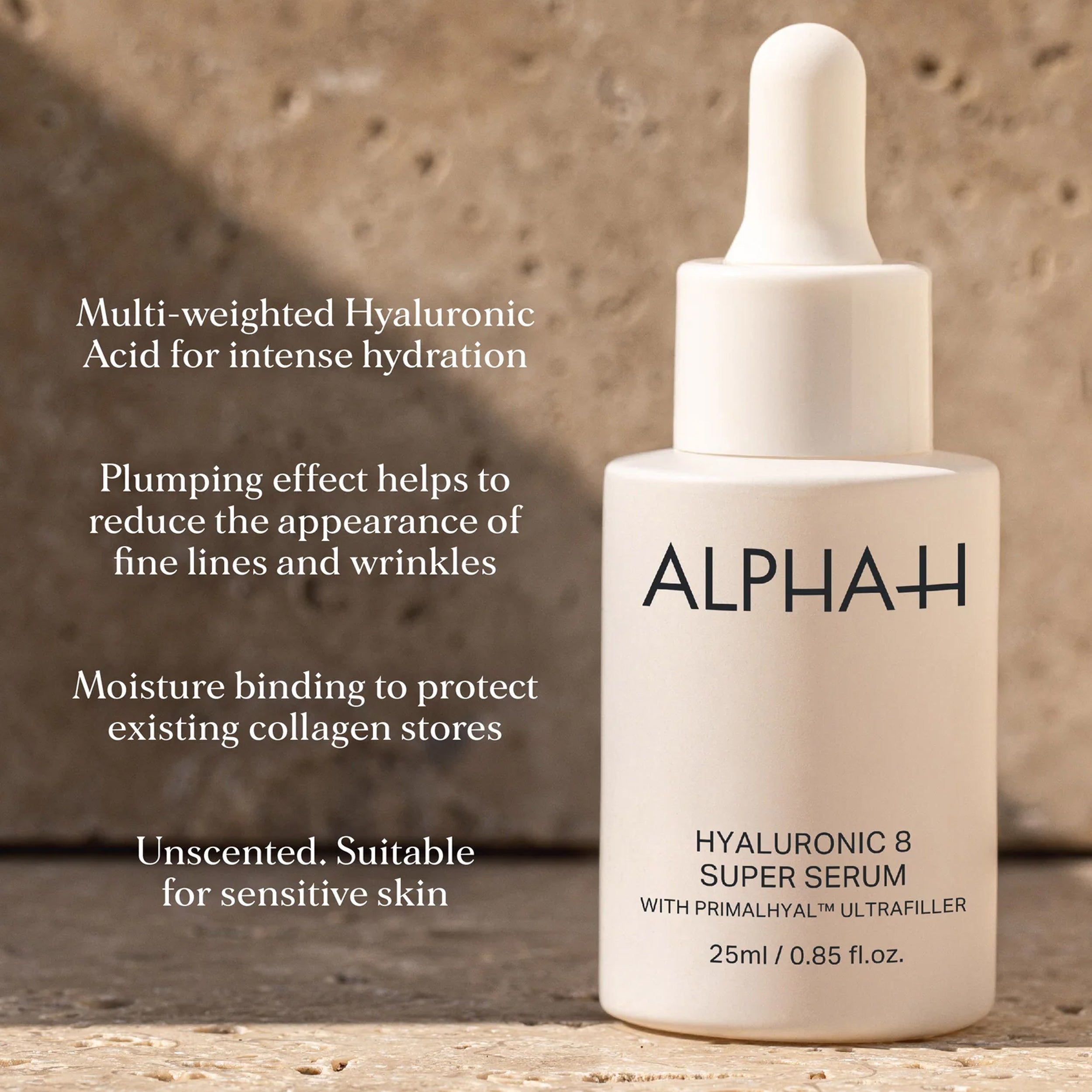 Alpha-H Hyaluronic 8 kosteuttava seerumi hyaluronihapolla 25 ml