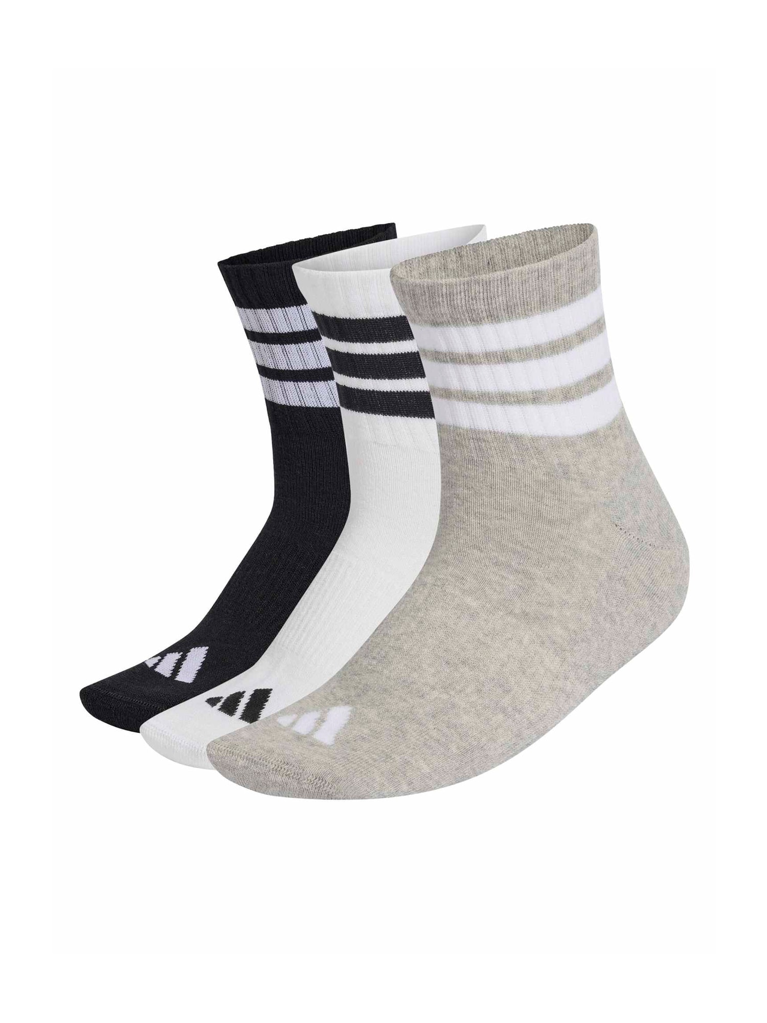 ADIDAS PERFORMANCE Urheilusukat 'Ess' meleerattu harmaa / musta / valkoinen