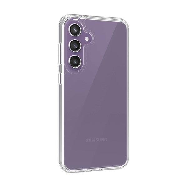 Screenor Bumper Galaxy S24 FE -suojakuori, Läpinäkyvä