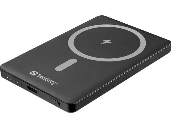 Sandberg 320-96, 5000 mAh, Litium, Langaton lataaminen, 3,85 V, musta