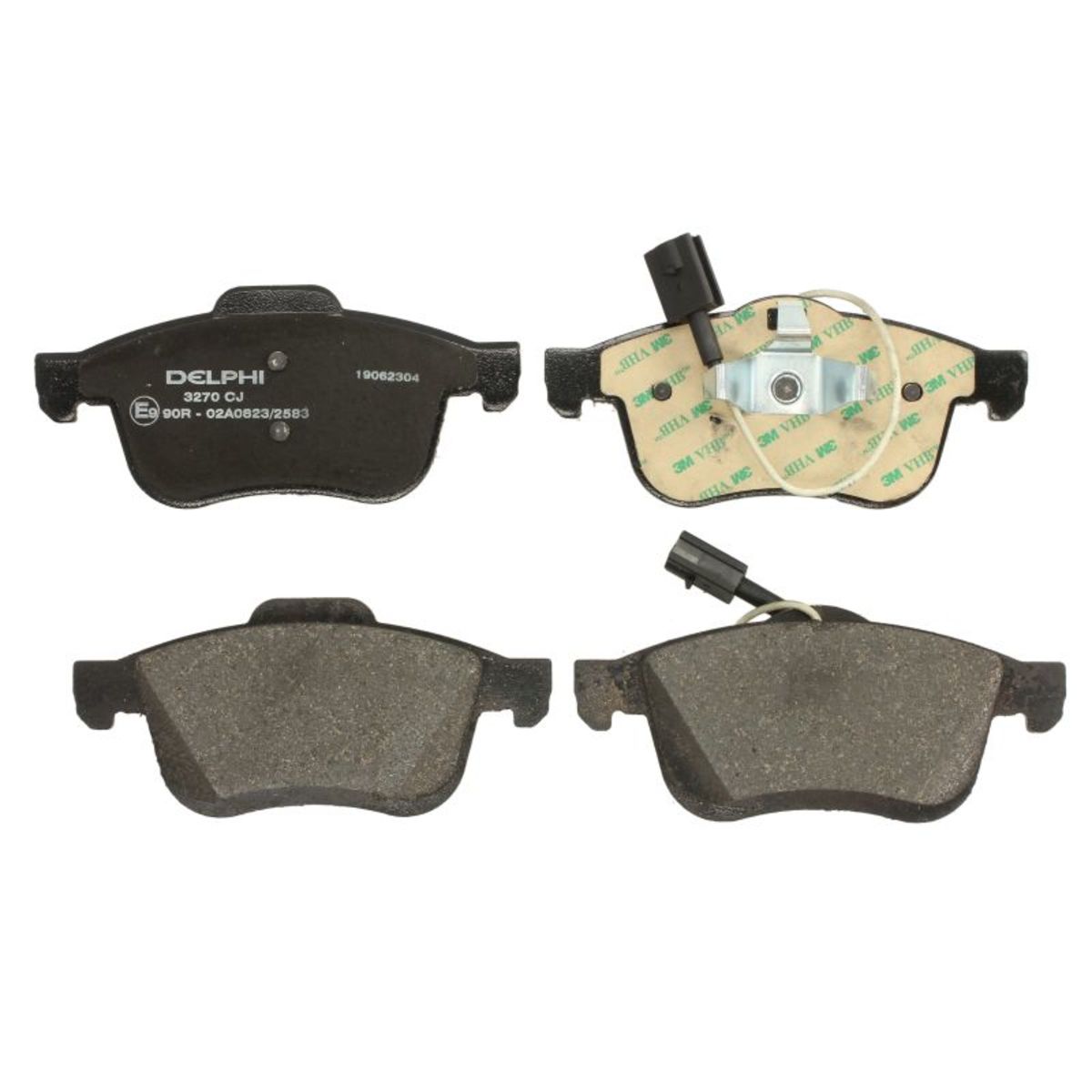 Jarrupalat, levyjarru DELPHI LP3270