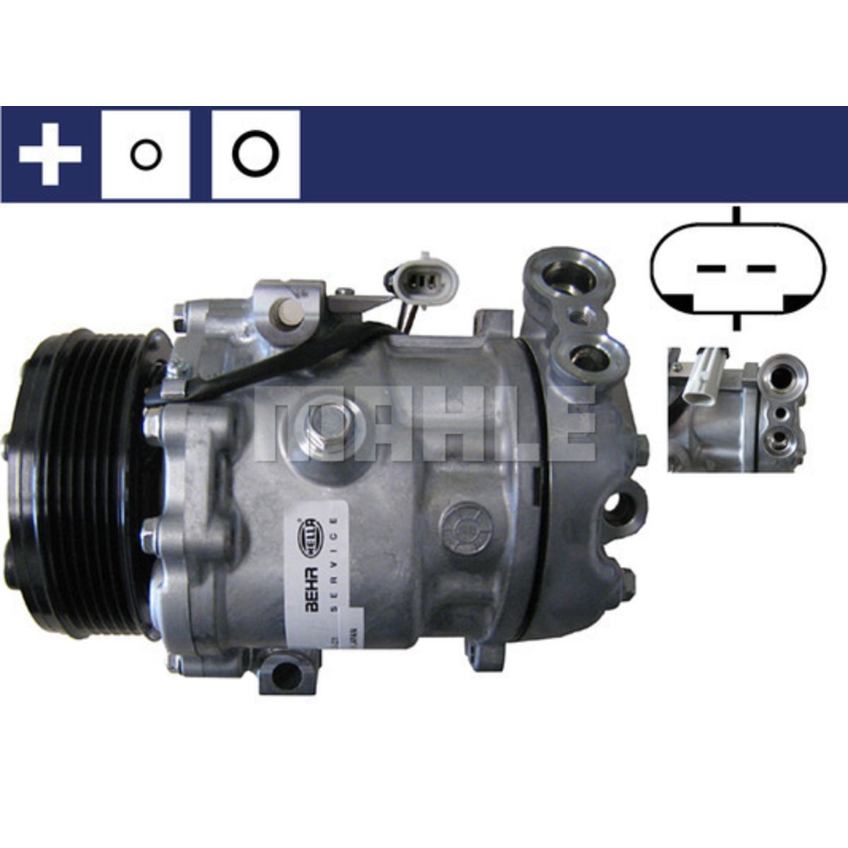 Ilmastoinnin kompressori MAHLE ACP 83 000S