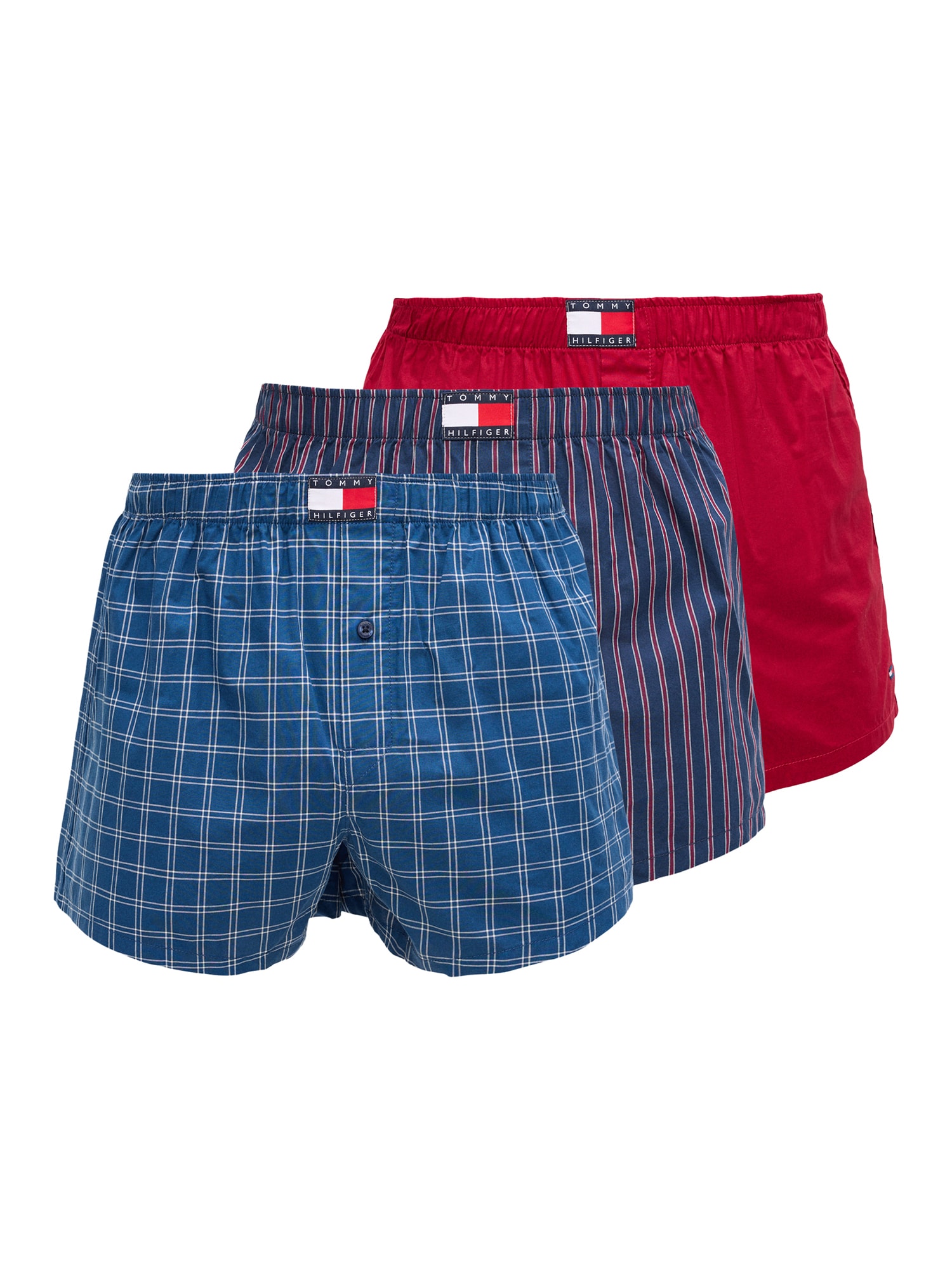 Tommy Hilfiger Underwear Bokserishortsit kuninkaallisen sininen / tummansininen / punainen / valkoinen