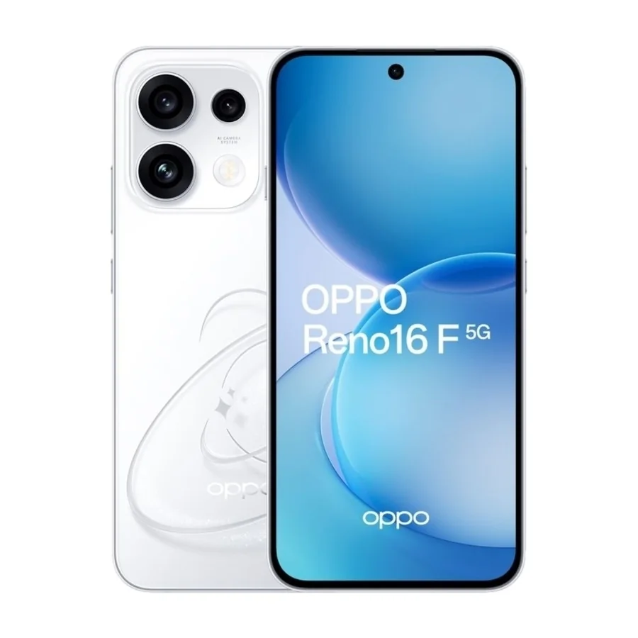 OPPO Reno16 F 5G 256 Gt, Pop Valkoinen