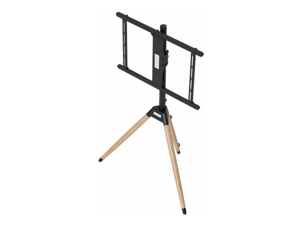 Gembird TVS-75ST-01, 200 x 200 mm, 600 x 400 mm, -5 - 3°, -20 - 180°, Pyökki, Muovi, Terästä, musta, Puu