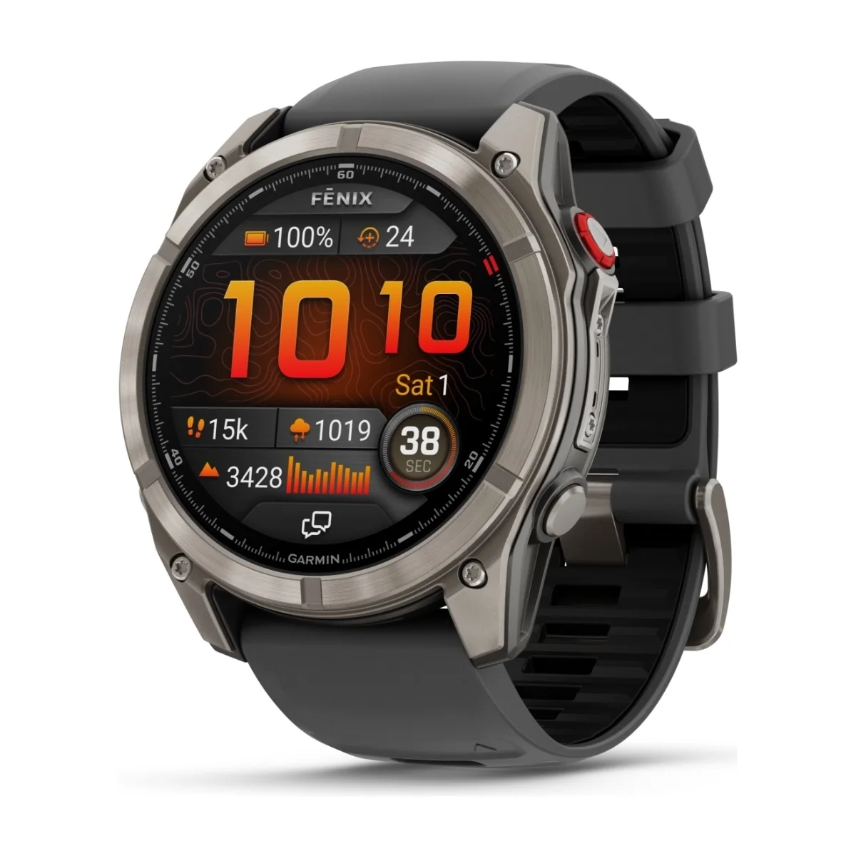 Garmin fenix 8 Pro, 3,56 cm (1.4), AMOLED, Kosketusnäyttö, 32 GB, GPS (satelliitti), 90 g