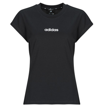 ADIDAS SPORTSWEAR Toiminnallinen paita 'Essentials' musta / valkoinen