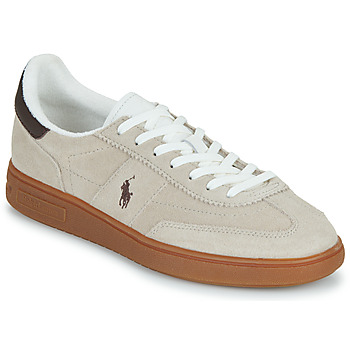 Polo Ralph Lauren Matalavartiset tennarit 'Befor' tummabeige / musta / valkoinen