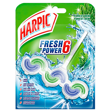 Harpic Fresh Power 6 Forest Dew WC-blokki