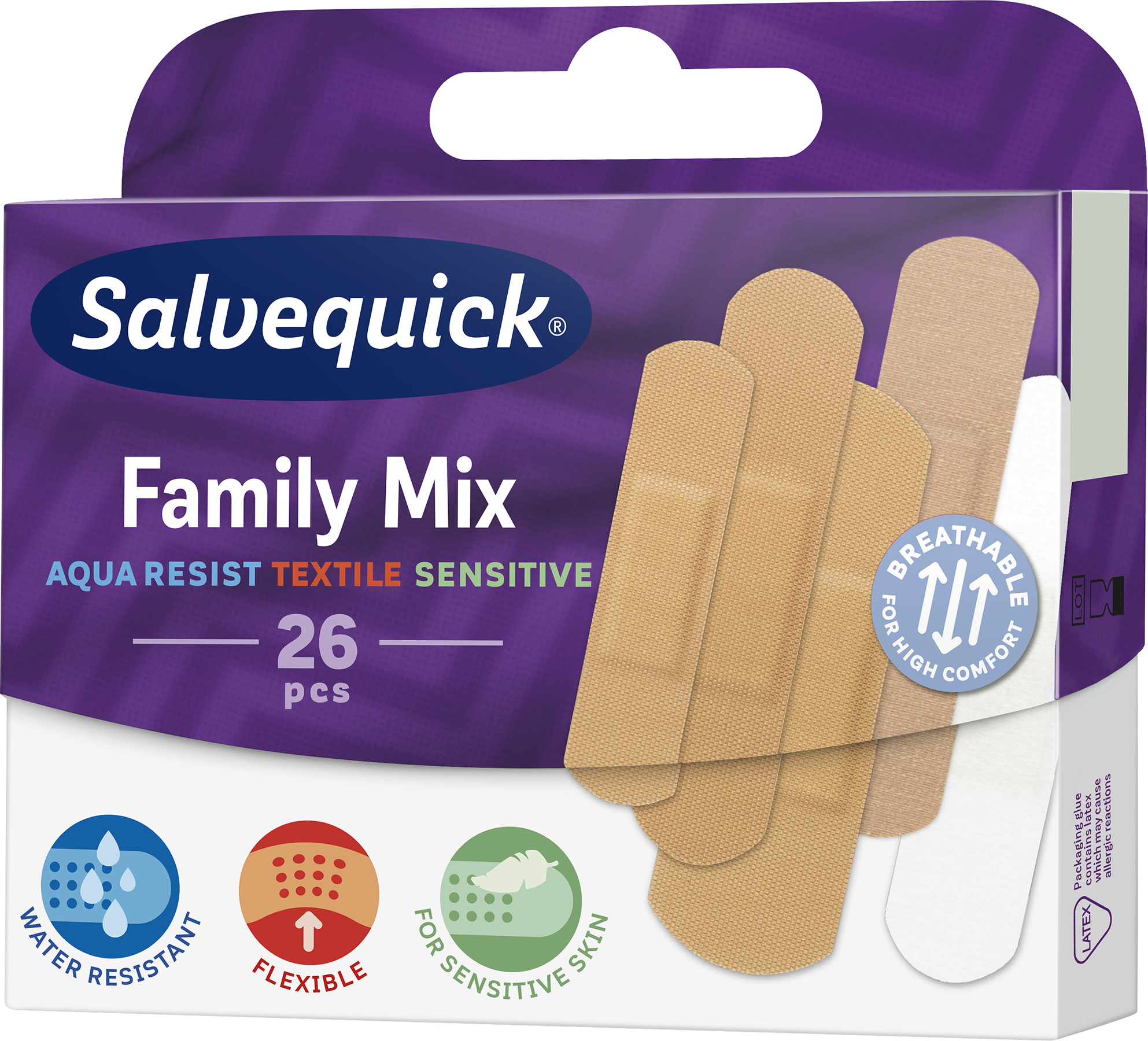 Salvequick Family Mix Plasters 26 pcs
