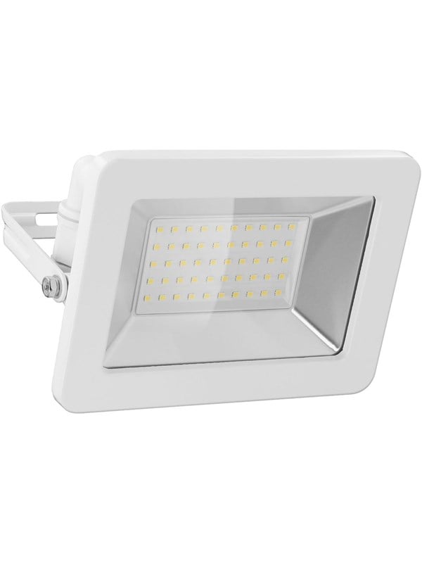 Goobay LED-strålkastare för utomhusbruk, 50 W med 4250 lm, neutralt vitt ljus (4000 K) och M16 kabelgenomföring, lämplig för utomhusbruk (IP65)