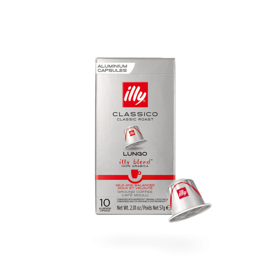 illy Nespresso ground Classic Lungo capsules - 10 pcs
