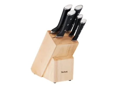 Tefal ICE FORCE Set Wooden block + 5 knives