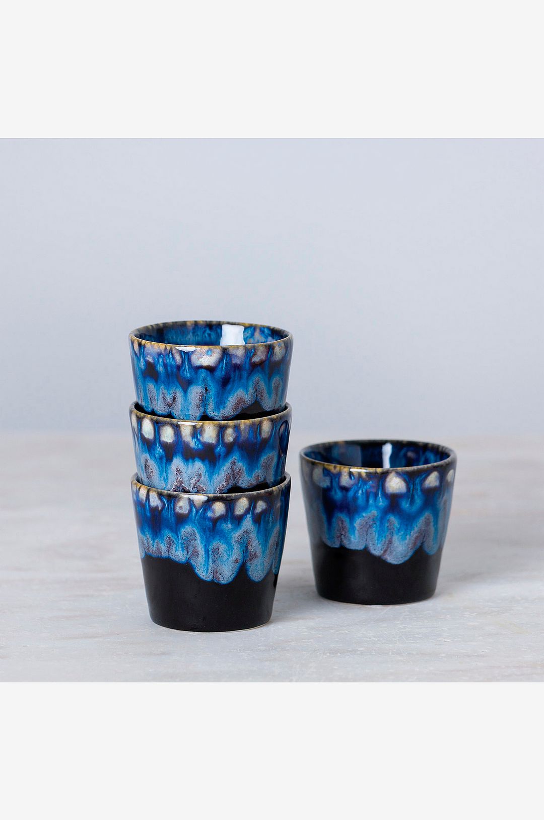 Costa Nova Cup Gres 21 cl 8 x 7.5 cm Musta Ceramic