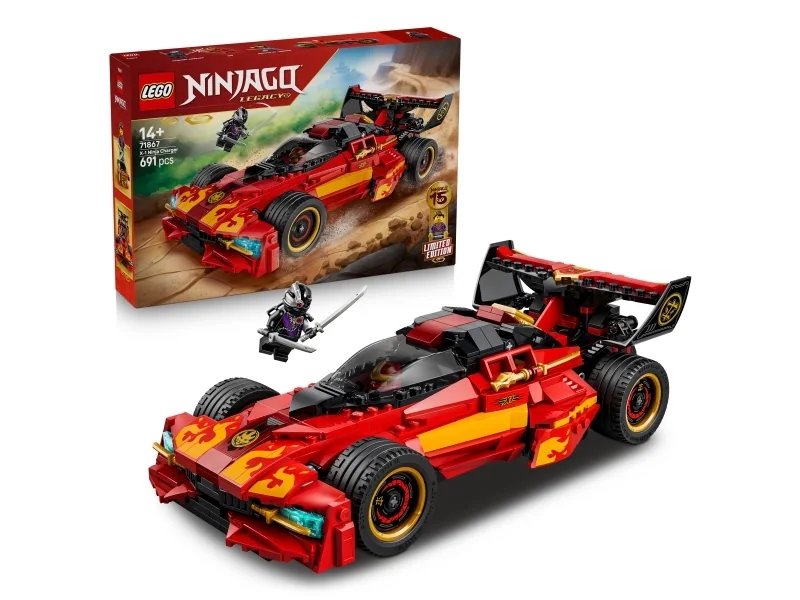 LEGO Ninjago 71867 Ninja-auto X-1 - 15-vuotisjuhlamalli