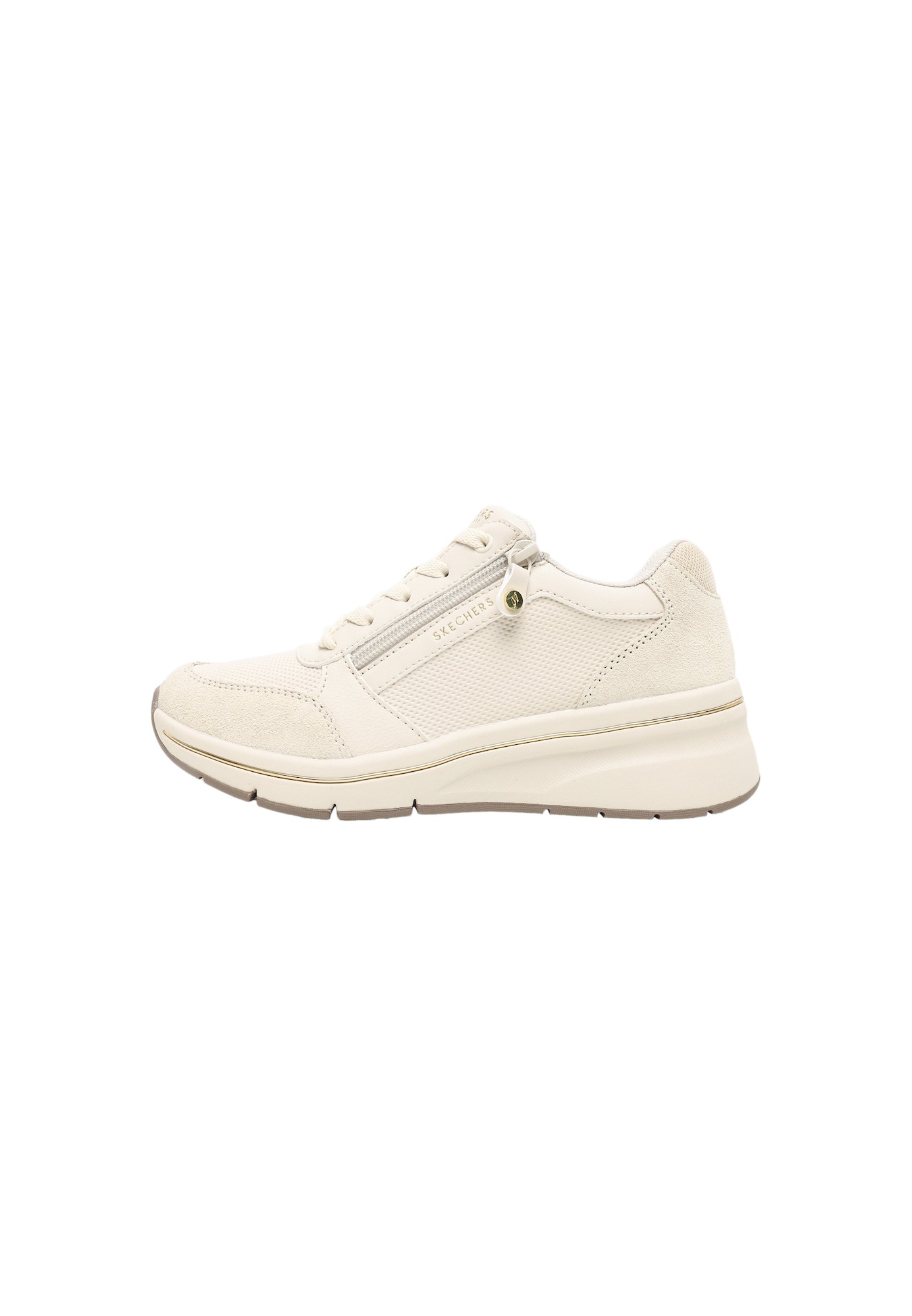 SKECHERS Matalavartiset tennarit 'BILLION FLEX - LUXE UP'  luonnonvalkoinen
