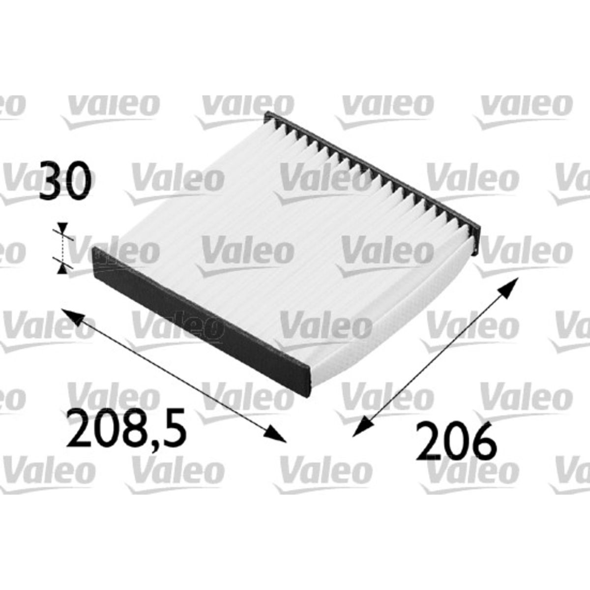 Suodatin, sisäilma VALEO 698594