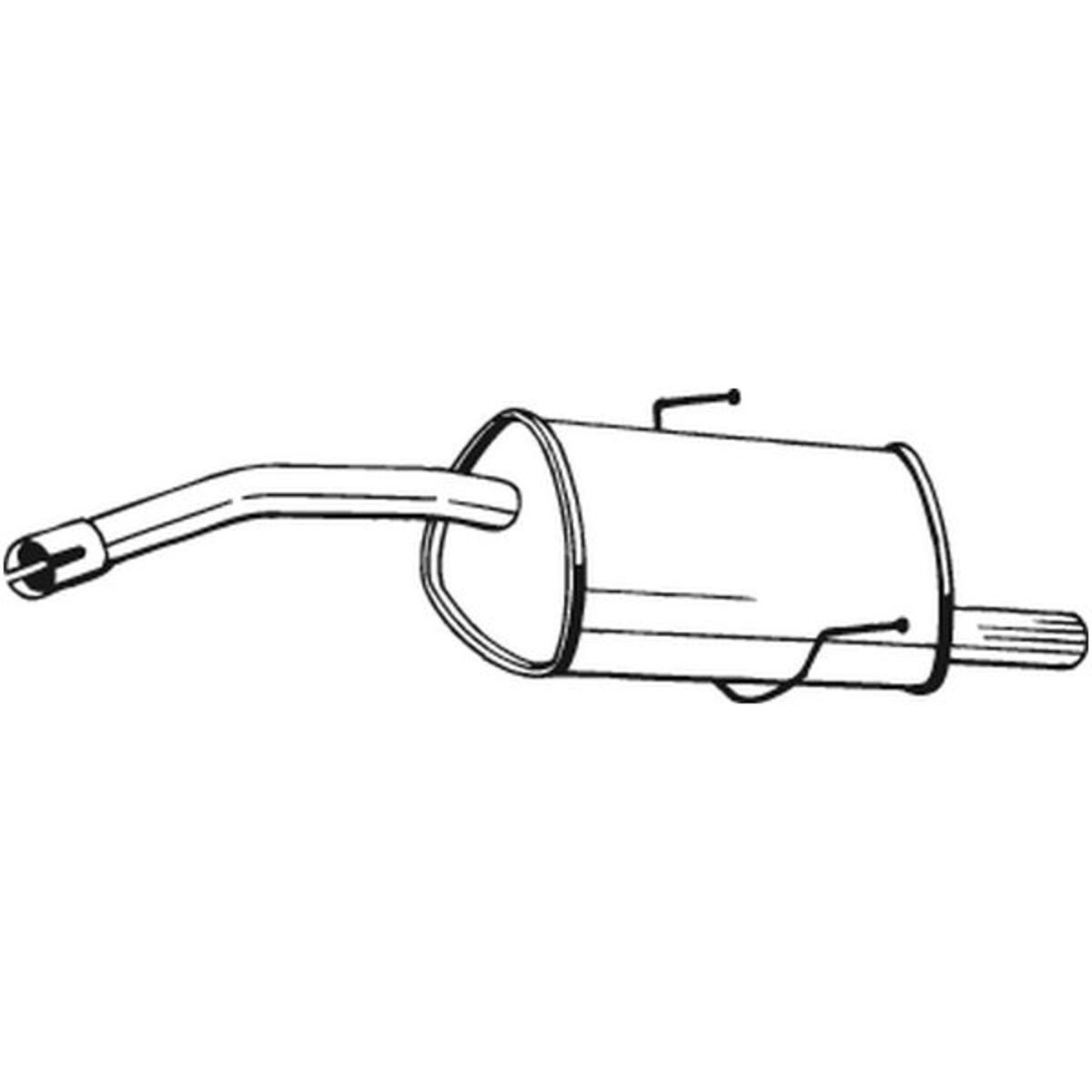Takaäänenvaimentaja BOSAL 100-327