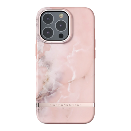 Richmond & Finch Vaaleanpunainen marmorikuori iPhone 13 Pro suojakotelo