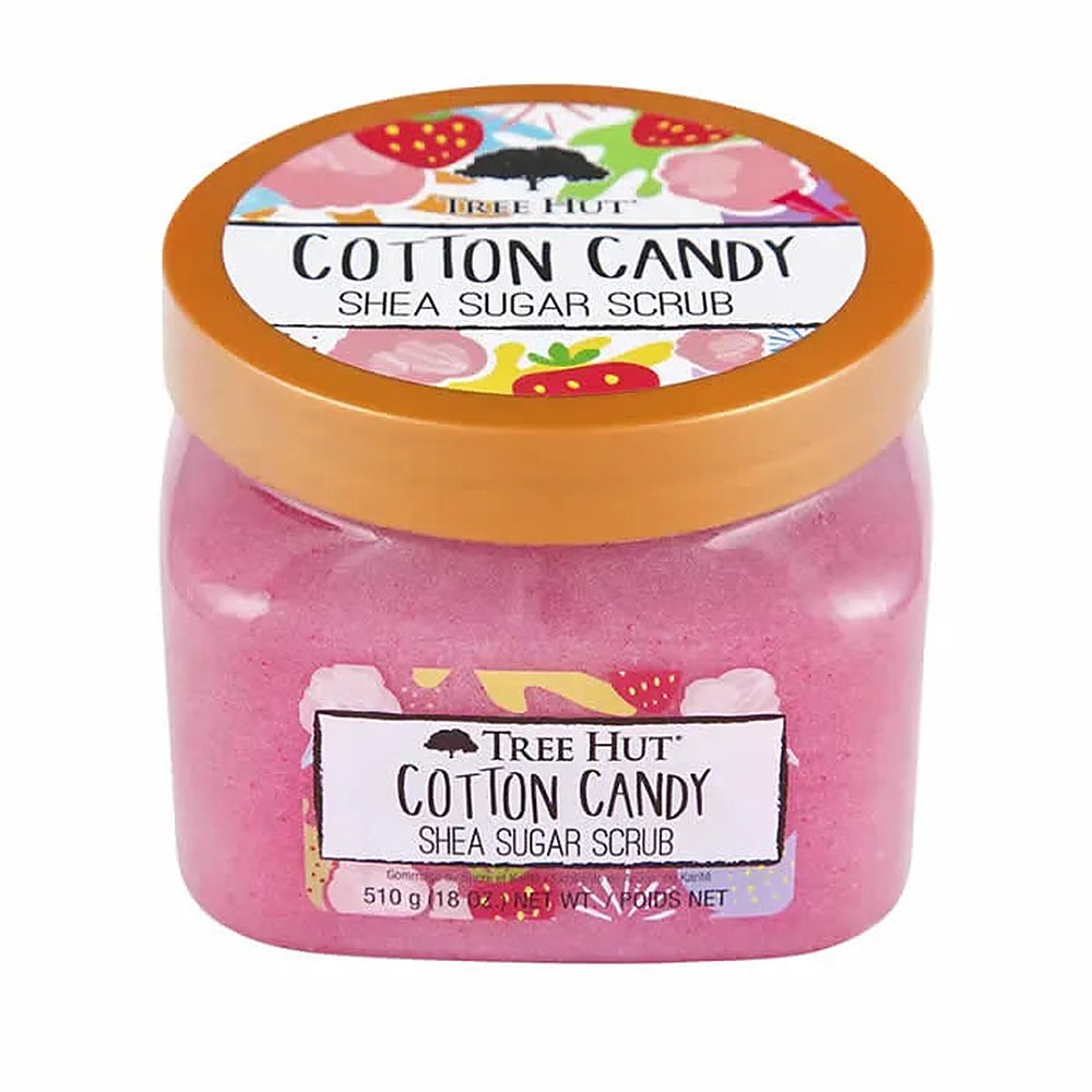 Tree Hut Cotton Candy Shea sokerikuorinta 510 g