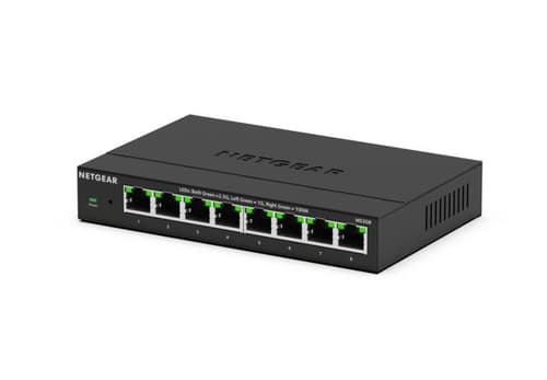 NETGEAR MS308E-100EUS - 8-porttinen hallitsematon 2,5G Multi-Gigabit Ethernet -kytkin, Musta