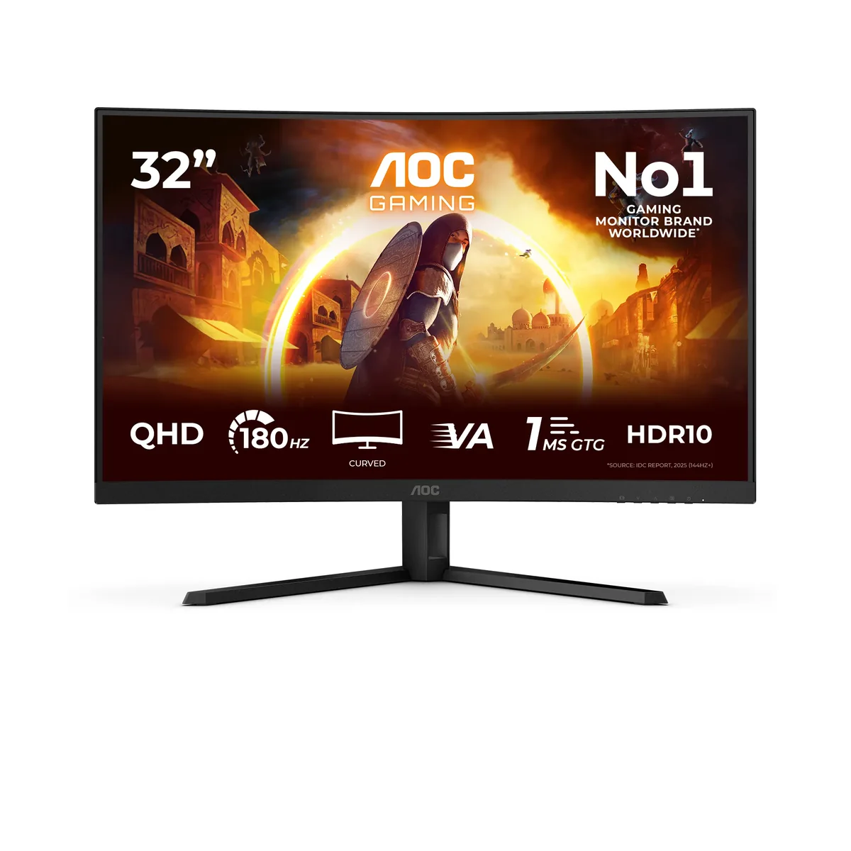 32" AOC CQ32G4VE - 2560x1440 (QHD) - 180Hz - VA