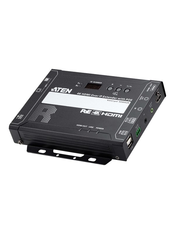 Aten 4k Hdmi Over Ip Receiver With Poe