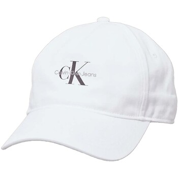 Calvin Klein Lippalakki 'CK Monogram Baseball' harmaa / musta / valkoinen
