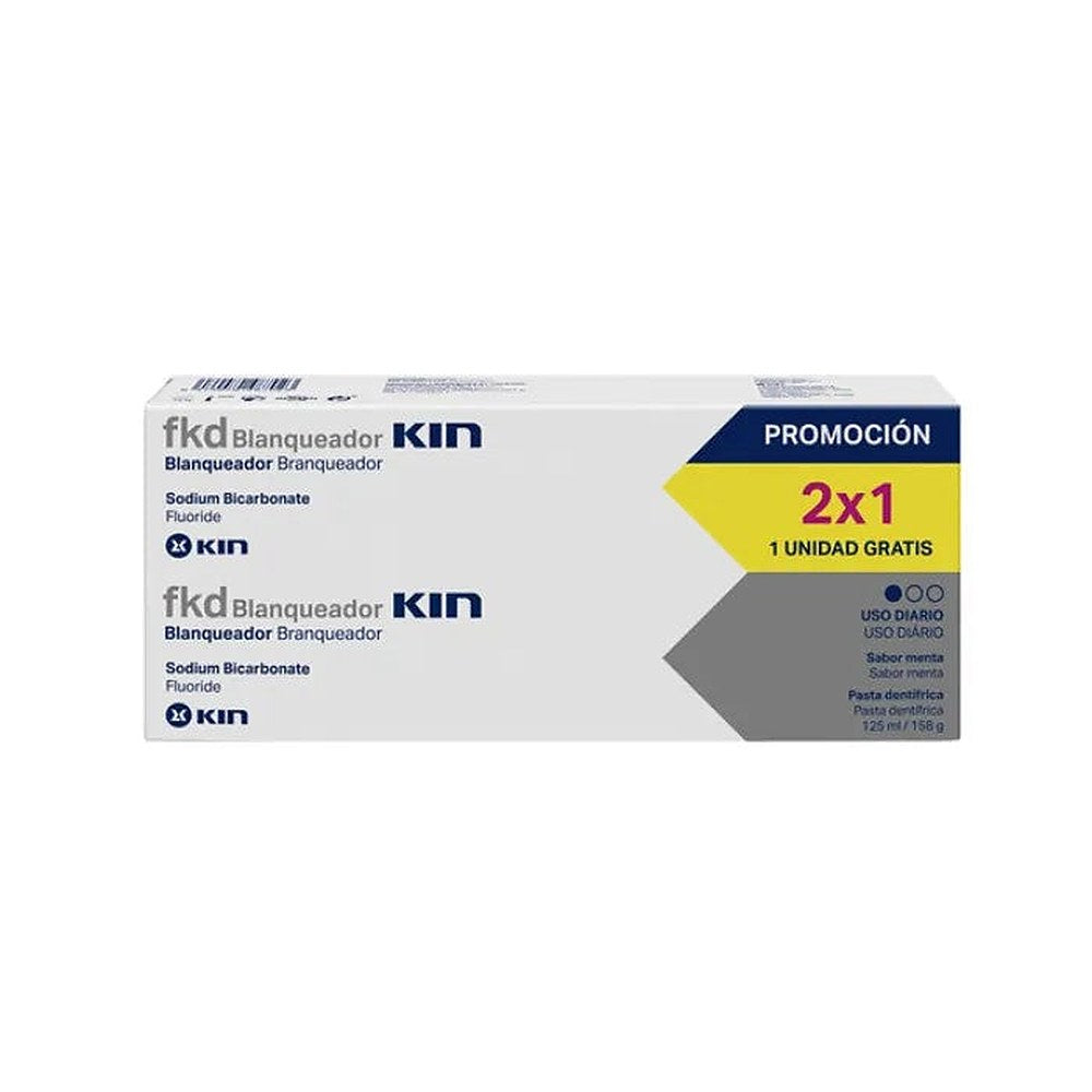 Kin Fkd valkaiseva hammastahna 2x125ml