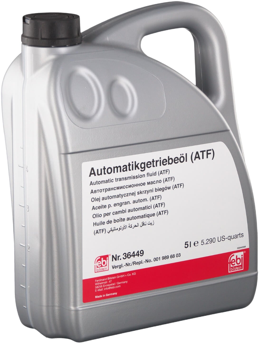 Vaihteistoöljy ATF, 5 l, Febi