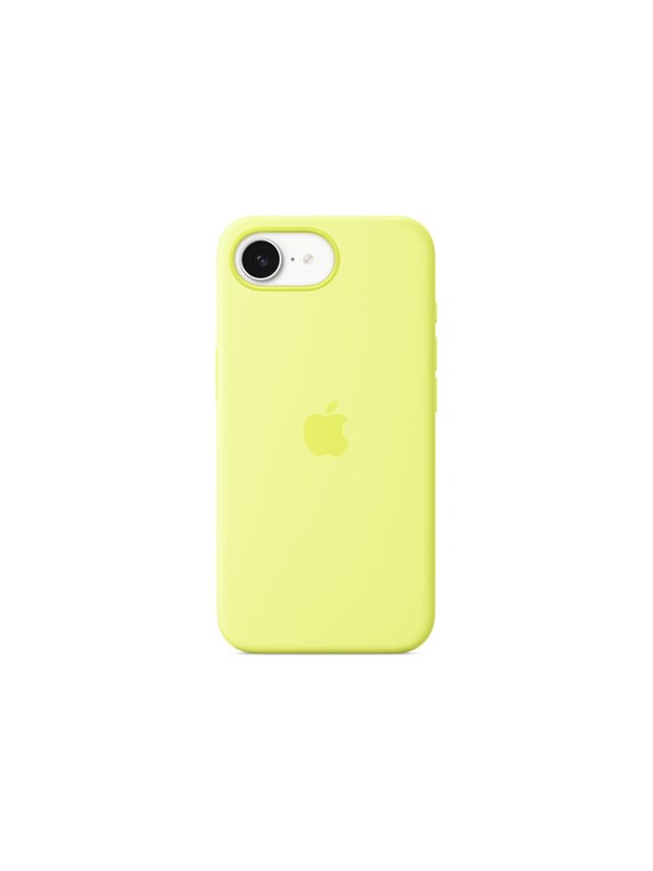 Apple iPhone 16e silikoni-suojakuori, neon yellow