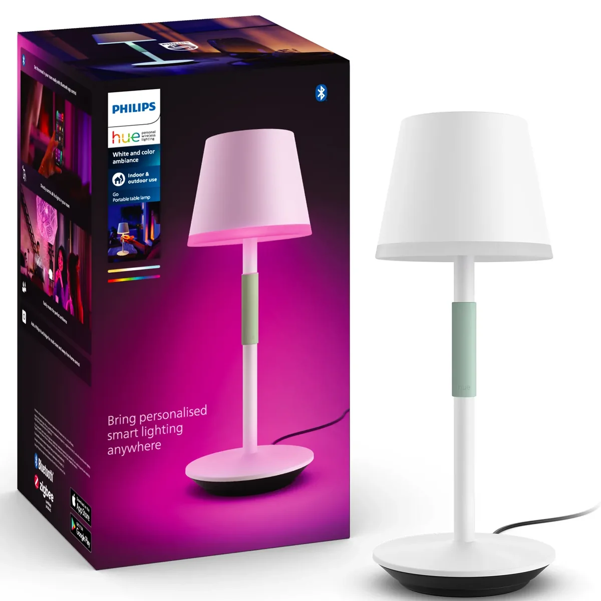Philips Hue Go Portable Table Lamp White