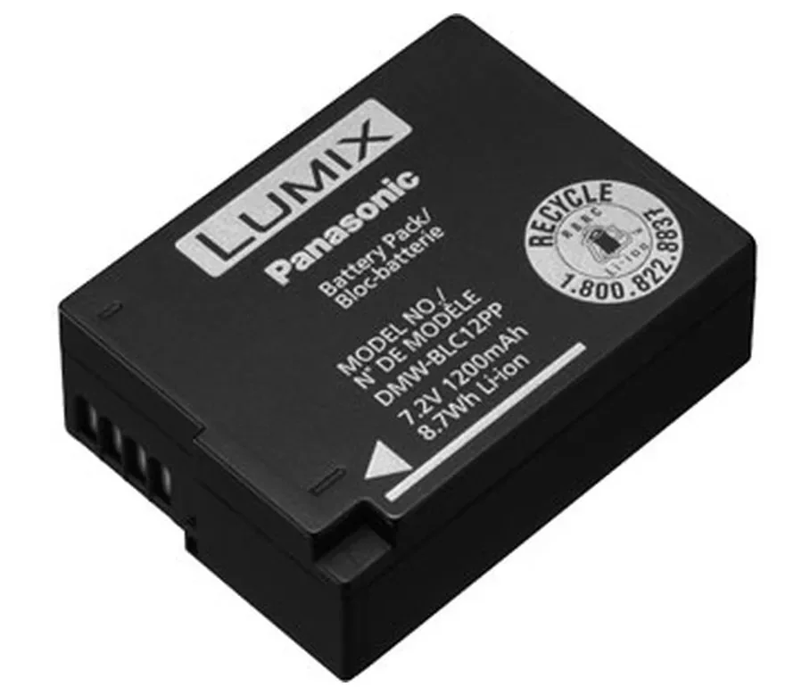 Panasonic DMW-BLC12E - Akku - Li-Ion - 1200 mAh - Panasonic DMW-BTC12 Lumix FZ1000 Lumix G DC-G90, G91, G95, DMC-G70, G8, G81, G8M, DMC-G70, G8, G81, G8M