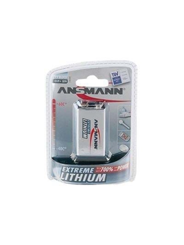 Ansmann 9V Extreme litiumparisto
