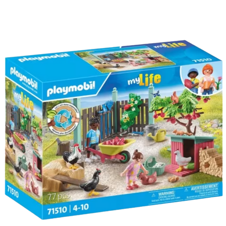 Playmobil My Life Pieni Kanan Farmi Tiny House Puutarhassa Leikkisetti