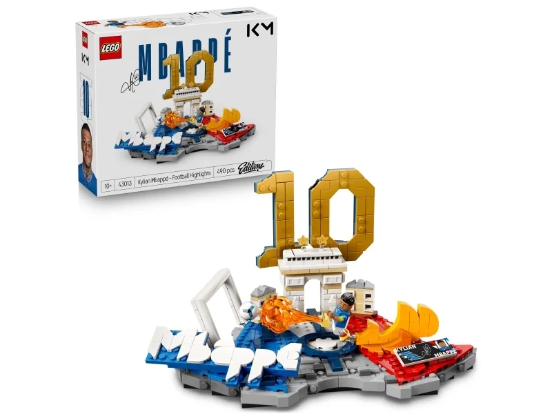 LEGO Editions 43013 Kylian Mbappé - jalkapallon tähtihetket