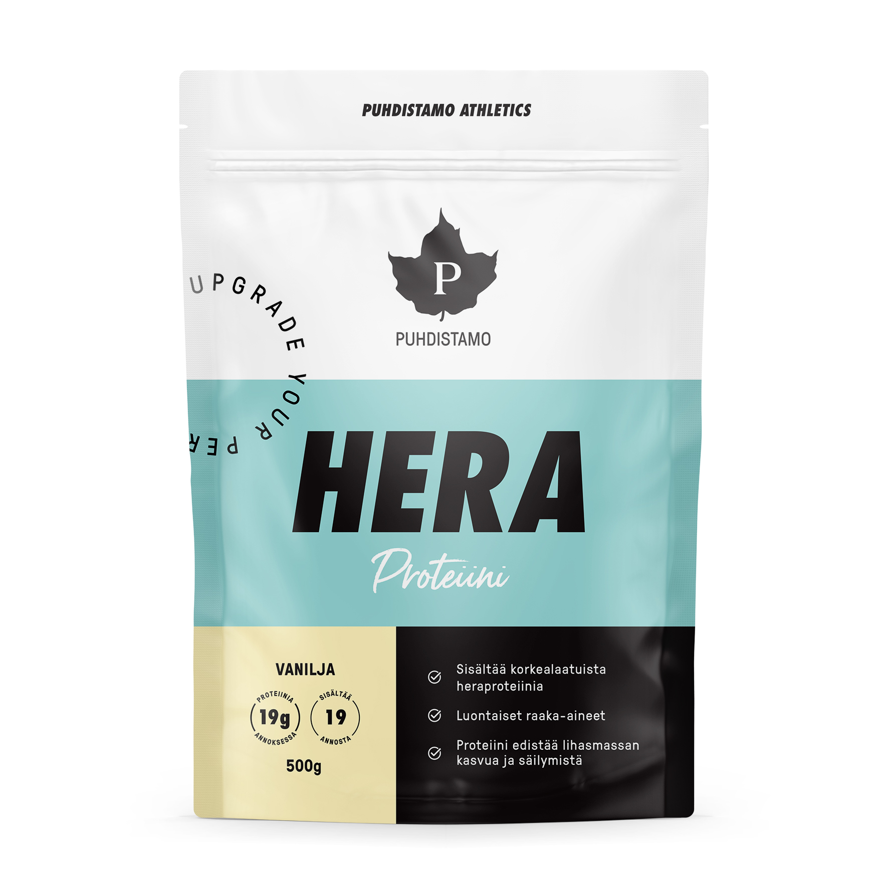 Puhdistamo Athletics Heraproteiini, Vanilja 500g