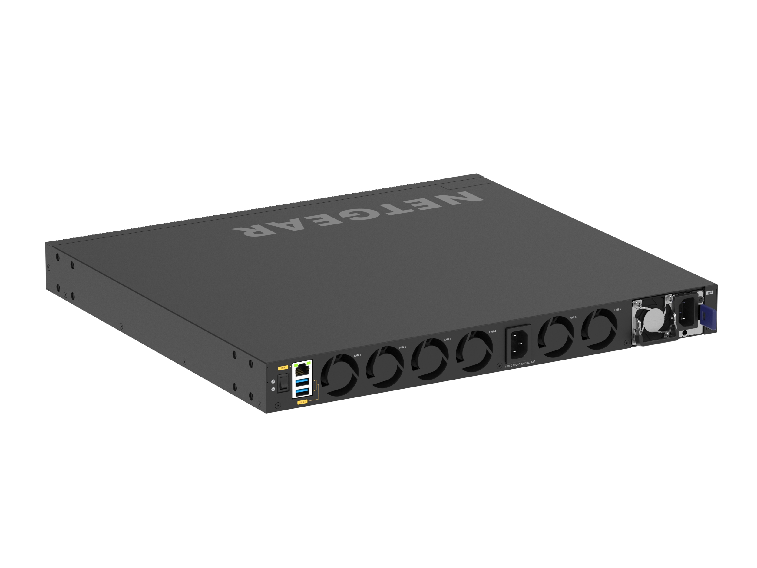 Netgear M4350-36x4v Hallittu L3 10g Ethernet (100/1000/10000) Power Over Ethernet -tuki 1u Musta