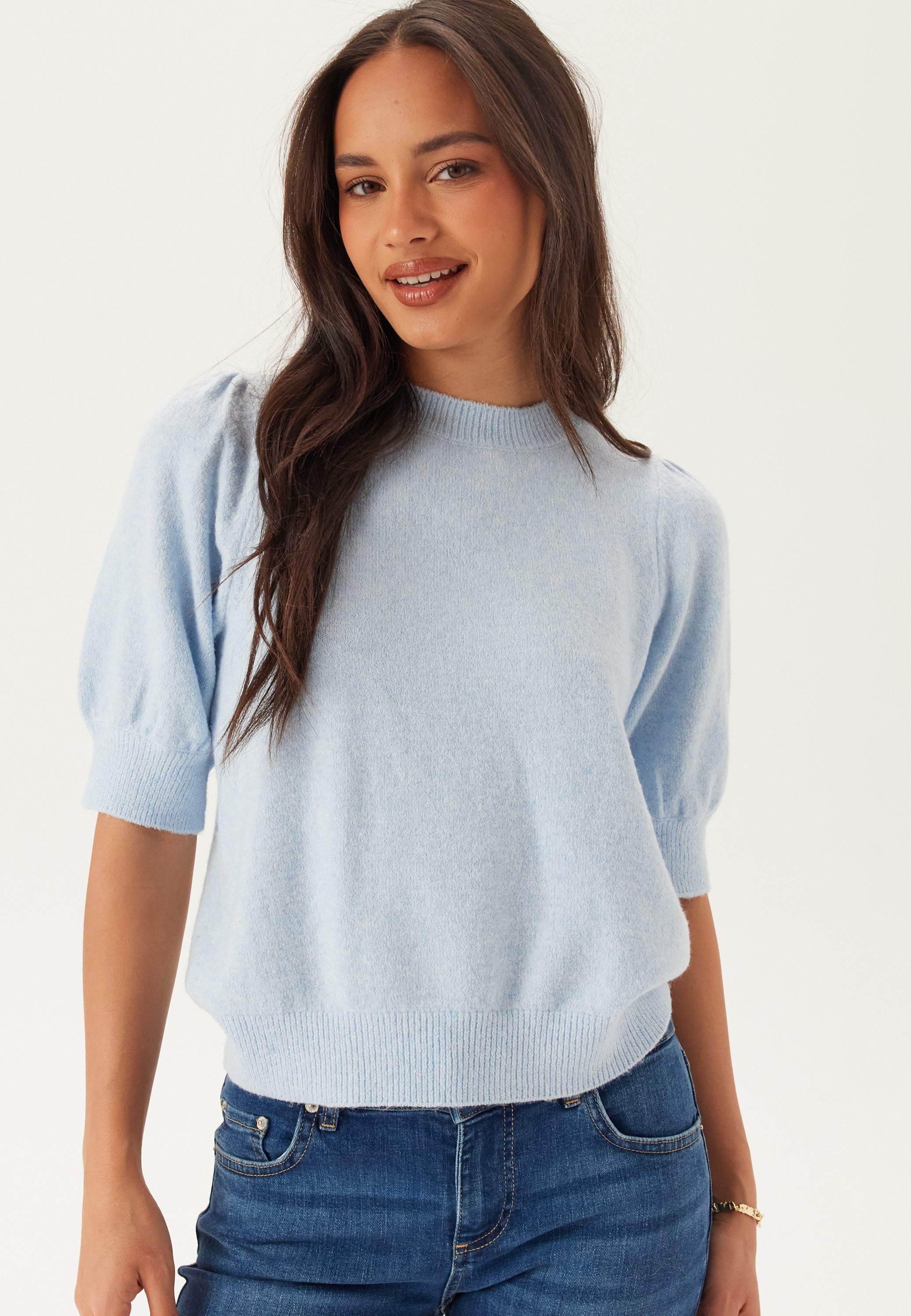 VERO MODA Neulepaita 'VMDoffy' vaaleansininen