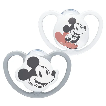 NUK Disney Space 0–6 kk Harmaa Tutti – 2 kpl