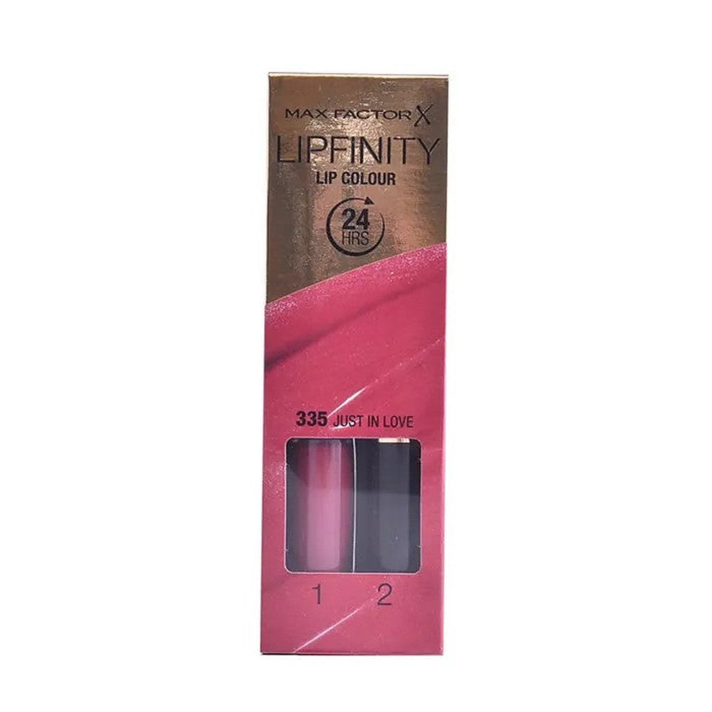 Pitkäkestoinen huulipuna Lipfinityllä 2,3+1,9 g - Sävy: 335 Just In Love