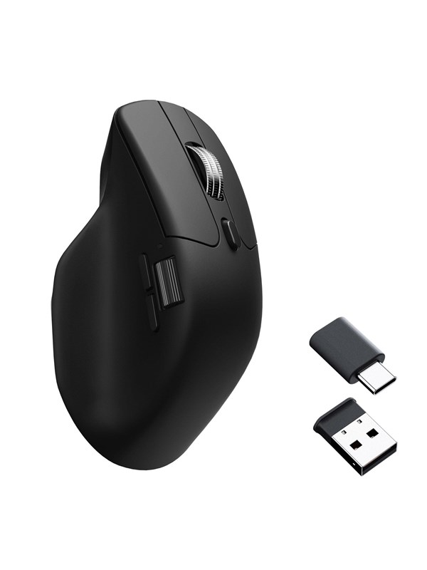 Keychron M6 Silent - Light 86g Wireless 1K - Ergonominen hiiri - Optinen - 6 painiketta - Musta