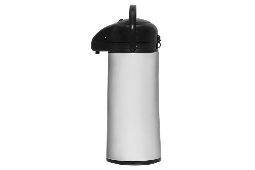 Ruostumattomasta teräksestä valmistettu pumpputermos 1,9 l