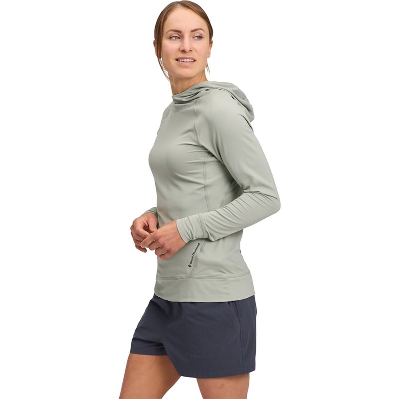 Black Diamond W Alpenglow Hoody Agave - XL