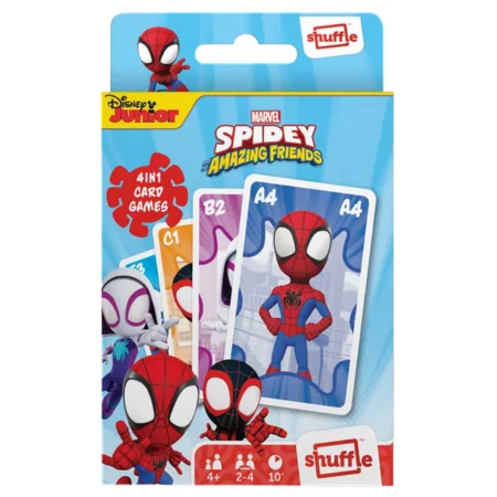 Marvel Spidey and His Amazing Friends 4-in-1 Card Game