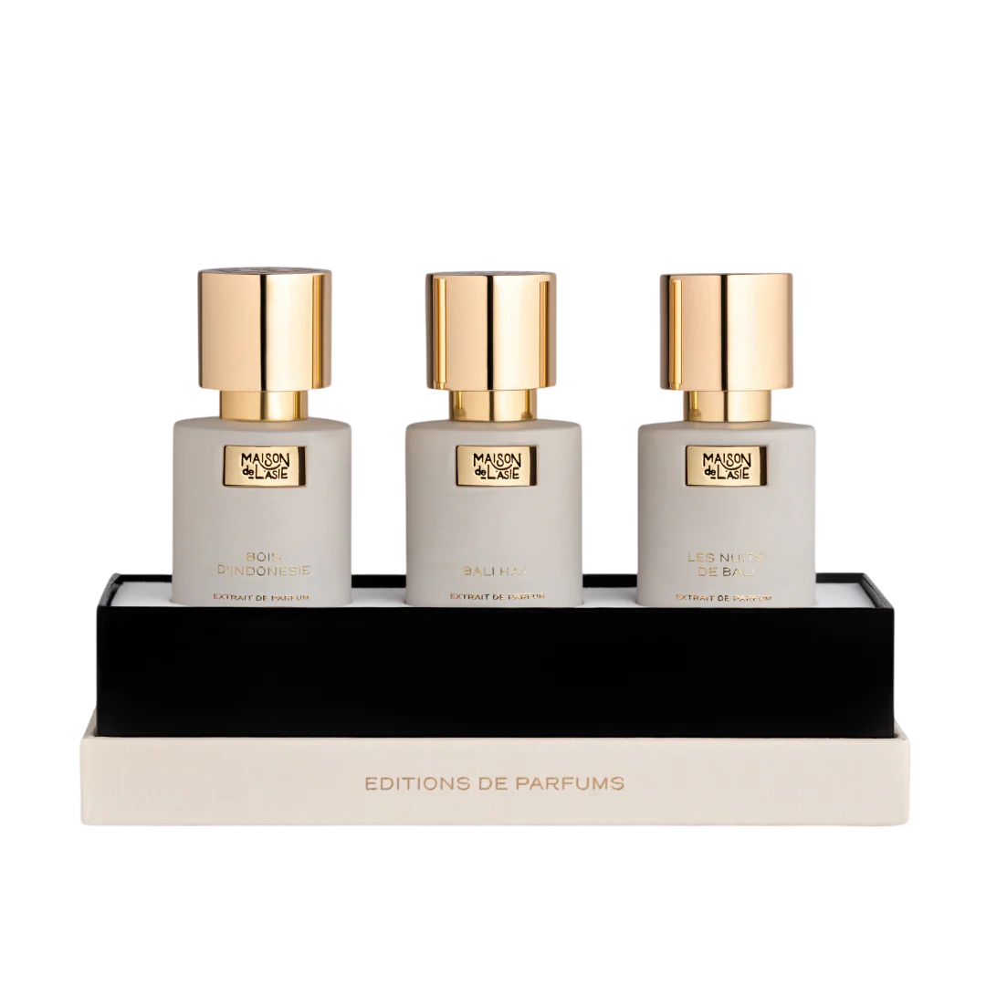 Luku 02 Setti Maison de l'Asia: Bali Ha'i, tuoksu-uute, unisex, 15 ml + Indonesialainen puu, tuoksu-uute, unisex, 15 ml + Les Nuits De Bali, tuoksu-uu