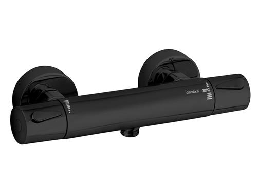 Damixa silhouette thermostat battery down / down Musta
